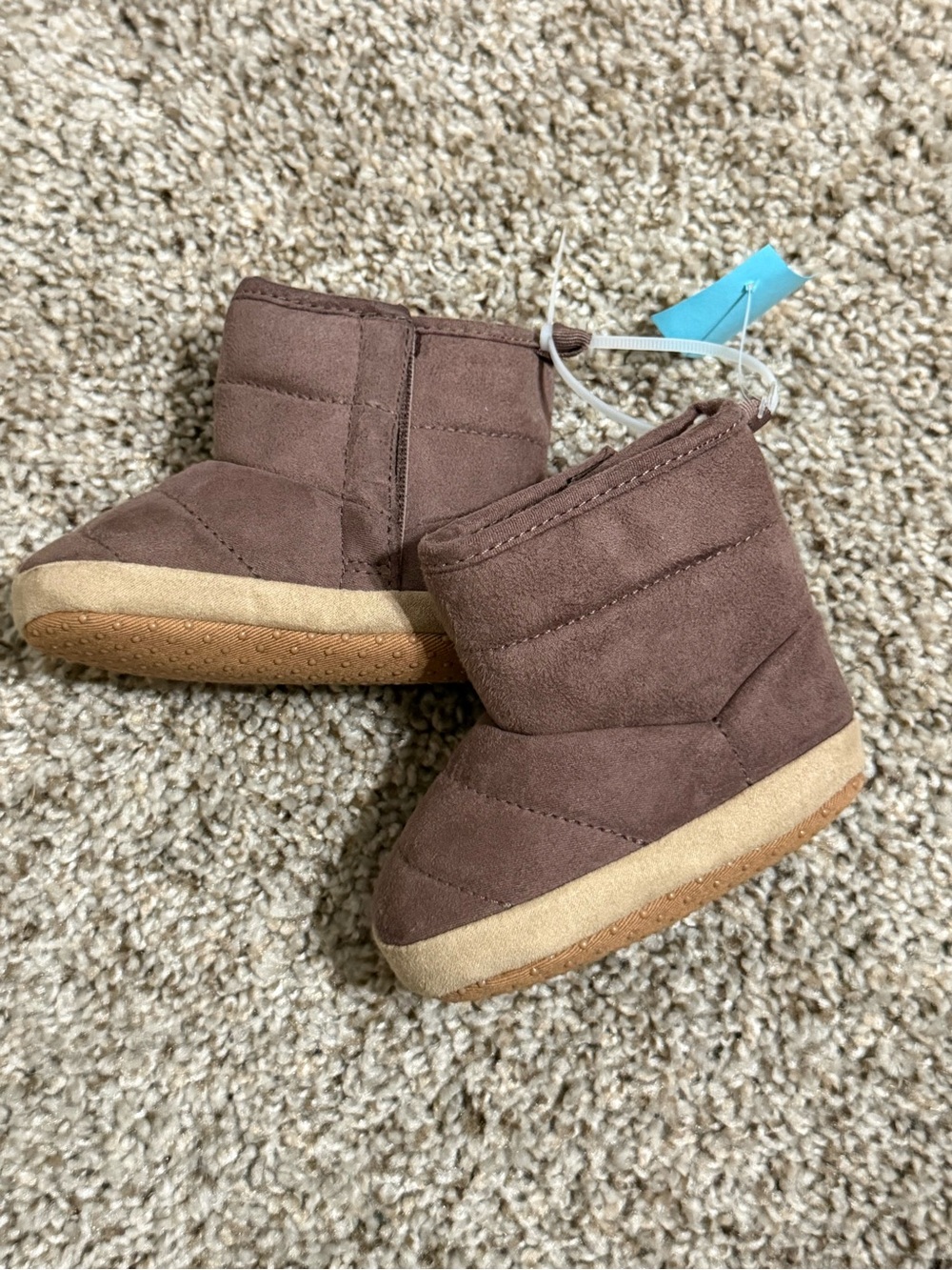 Kids Brown Cozy Winter Boots